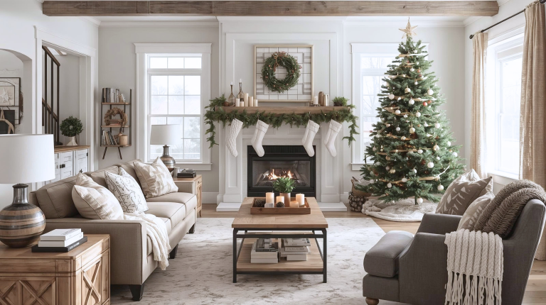 The Best Amazon Pottery Barn Christmas Tree Dupes for a Cozy, Neutral Holiday Look