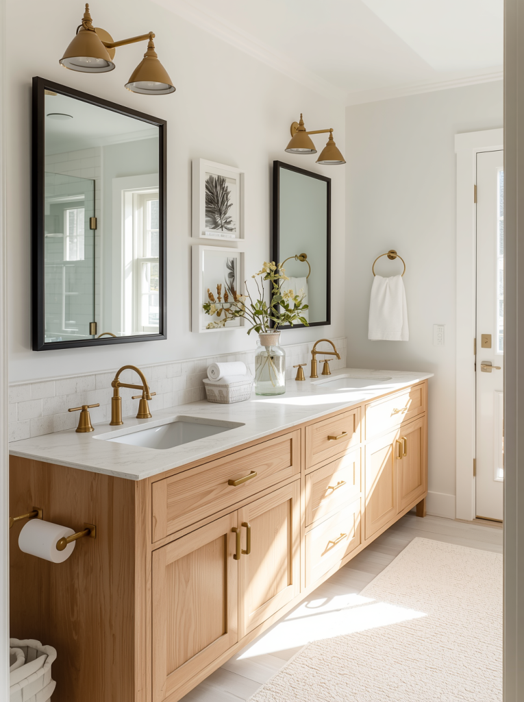 Coastal Modern Farmhouse Bathroom: 8 Ideas for a Calm Elevated Space